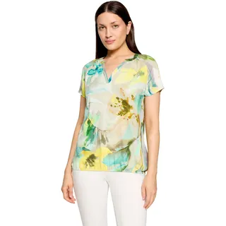 Betty Barclay Satinbluse mit Blumenprint Mint/Nature 48