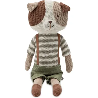 jollein Kuscheltier Hund Mick 30 cm Mehrfarbig