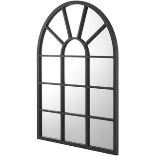 [en.casa] Wandspiegel Villalago 60 x 80 cm Schwarz