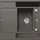 AXIA III 45 S vulkangrau Einbau von Oben Handbetätigung 780 x 510 mm