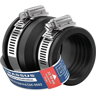 Adapterkupplung CAC 0502 Spannbereich 40-50 x 32-40mm EPDM - PN 0,6 bar
