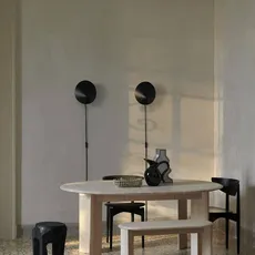 Bild Wandleuchte Arum Sconce, schwarz, 29 cm, Stecker