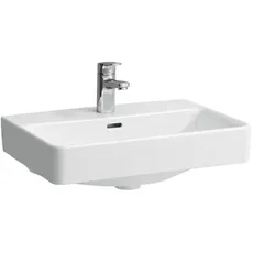 Laufen PRO S Waschtisch Compact, 1 Hahnloch, mit Überlauf, 550x380mm, H818958, Farbe: Weiß mit LCC Active