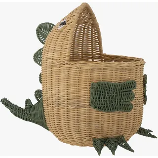 Bloomingville Eddi Aufbewahrungskorb 37 x 57 x 48 cm braun/grün/mehrfarbig