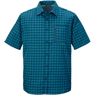 KILLTEC Herren, Funktionshemd/Hemd Kurzarm/Outdoorhemd KOS 44 MN WVN SHRT, ocean, M, 42790-000