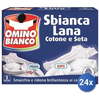 24x Bundle Omino Bianco Wolle Perborato 5 Umschläge