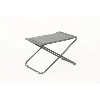 Gartenhocker , Anthrazit , Metall, Textil , rechteckig , 52x48x45 cm , Gartenmöbel, Gartensessel, Gartenhocker