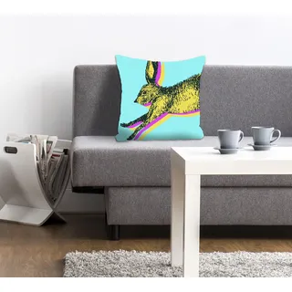 Queence Funny Bunny 40 x 40 cm Bunt