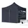 Faltpavillon 3 x 3 m inkl. 4 Seitenteile Schwarz