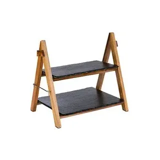 APS Etagere braun, schwarz Höhe: 34,0 cm, 1 St.