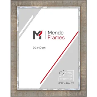 MendeFrames Holzrahmen H670 Industrial 70x90 cm taupe Kunstglas