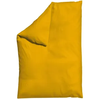 Schlafgut Bettdeckenbezug , Currygelb , Textil , Uni , 135-140x200 cm , Textiles Vertrauen - Oeko-Tex®, AZO-frei, Bsci, Oeko-Tex® Standard 100, Oeko-Tex® Made IN Green , pflegeleicht, atmungsaktiv, bügelleicht, schadstoffgeprüft, weiche und anschmiegsame Oberfläche, bio , Heimtextilien, Bettwäsche & Leintücher, Bettwäsche, Jersey-Bettwäsche