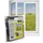 Fliegengitter Fenster 110 x 130 cm Schwarz