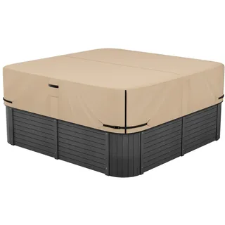 Vevor Abdeckung für Whirlpool braun 2285 x 2285 x 508 mm