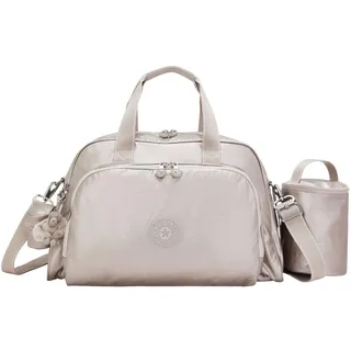 Kipling Camama Große Babytasche, Metallic Glow (Silber)