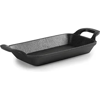 Lacor Magma Mini Rechteckiger Grill ohne Holzsockel schwarz