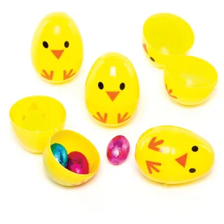 Baker Ross Ostereier mit Kükenmotiv (pro Set 10) Ostern Mitgebsel