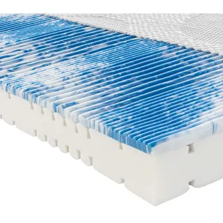 Novel Komfortschaummatratze , Weiß , Textil , H2 , 180x200 cm , Made in Germany, Oeko-Tex® Standard 100 , Härtegradauswahl, Über- und Sondergrößen erhältlich, Bezug abnehmbar/waschbar, wendbar, klimatisierte Belüftungskanäle, optimale Belüftung, für verstellbare Lattenroste geeignet, Tragegriffe, atmungsaktiv, schadstoffgeprüft, alternative Größen erhältlich, Partnermatratze , Schlafzimmer, Matratzen, Gelmatratzen