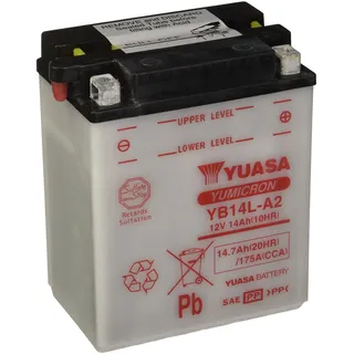 YUASA BATTERIE YB14L-A2 offen ohne Saeure