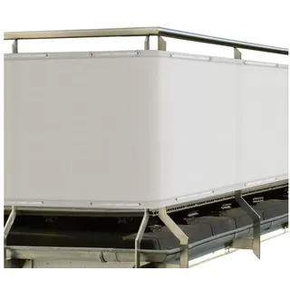Sol Royal Balkonverkleidung 300 x 90 cm Weiß Polyester