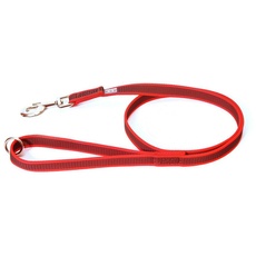 Bild C&G - Super-grip dressage leash red/grey 20mm/2.2m