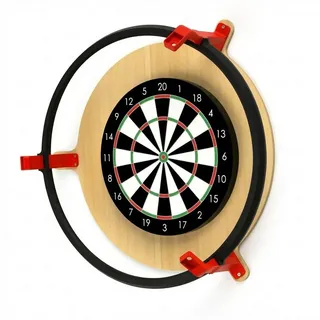 Autodarts Komplettset Steeldart Autoscoring LED Ring & 3x OV9732 Kamera Tracking Pro Red - Rot