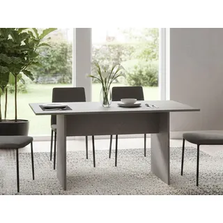 Dmora - Ausziehbare Konsole Lavanda, Esstisch mit Klappöffnung, ausziehbare Mehrzweckkonsole, 100% Made in Italy, 120 x 70 x 75 cm, Zement