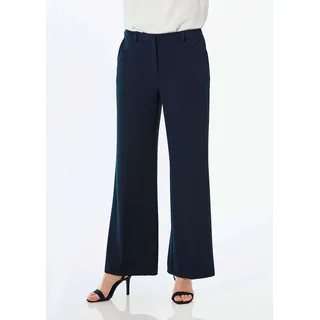 GOLDNER Kurzgröße Klassische Hose mit Bügelfalten Blau 38