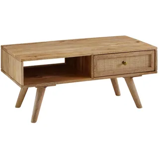 Wohnling Mid.you Naturfarben Mangoholz 40 x 45 x 90 cm