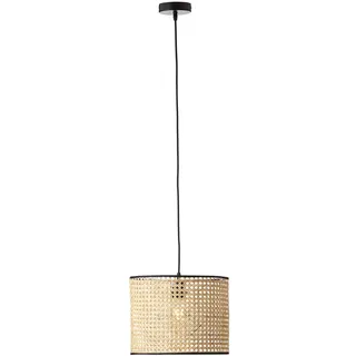 Brilliant Pendelleuchte Wiley Ø 30 cm Metall-Rattan