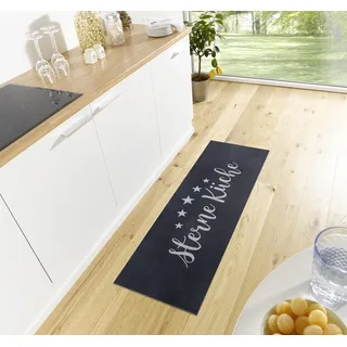 HANSE HOME Cook & Clean Küchenläufer – Küchenteppich Sterneküche Motiv Teppichläufer rutschfest Pflegeleicht Teppich Läufer für Küche, Flur, Eingangsbereich, Esszimmer – 50x150cm