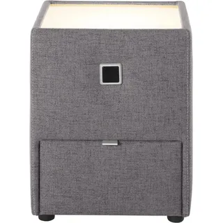 Jockenhöfer Gruppe Nachtkonsole »Lancy« mit LED-Beleuchtung grau