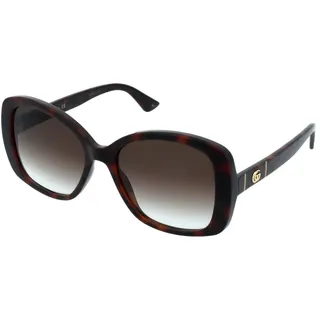 Gucci GG0762S 002 Glasdurchmesser: 56 - Kastanienbraun