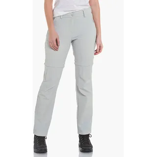 Schöffel Damen Ascona Zip-Off Hose (Größe XL, grau)