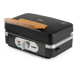 Domo SANDWICH-WAFFEL-GRILL 3-IN-1 INKY BLACK Sandwichmaker Schwarz