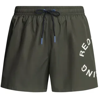 Red Bull Racing Circle Logo Badehose Boxer - Olive Green - XL