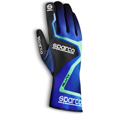 Sparco Rush Handschuhe 2020 GRÖSSE 08 BLAU/SCHWARZ, 41