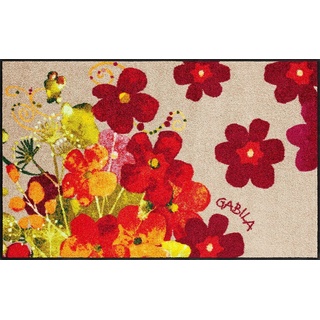 SALONLOEWE Rosina Wachtmeister Fußmatte Lifestyle Maggio 75x120 cm Flur-Läufer Sauberlaufmatte Eingangs-Teppich bunt Blumen