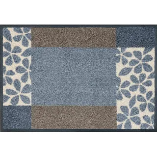 Wash+Dry Fußmatte Florita grey 40x60 cm, innen und außen, waschbar,