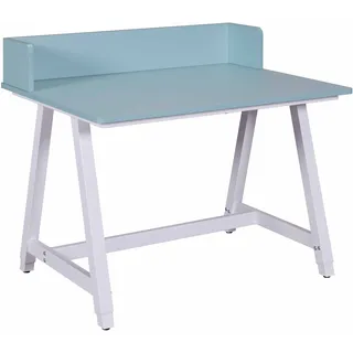 Interlink Kinderschreibtisch Emmelie 120 x 60 cm MDF weiß/blau