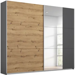 Rauch Schwebetürenschrank AURELIO 218 x 210 x 59 cm Grau