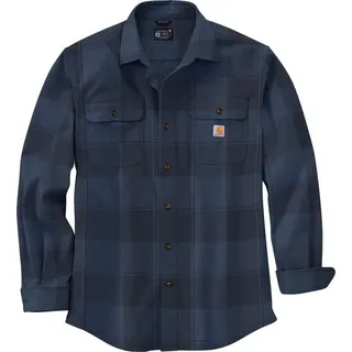 CARHARTT Flannel Plaid, Hemd - Hellblau/Grau - L