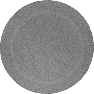 Ayyildiz Outdoorteppich AYYILDIZ TEPPICHE "RELAX 4311", grau, H:5mm Ø:200cm, Polypropylen, Teppiche, Outdoorteppich, pflegeleicht, robust, In- und Outdoor geeignet, große Farbauswahl