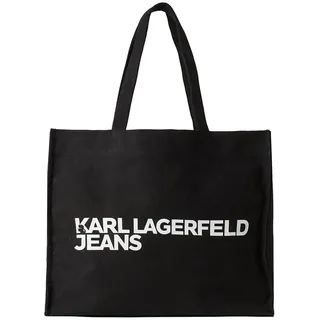 Karl Lagerfeld JEANS, Damen, Essential Logo Shopper, Schwarz, One size