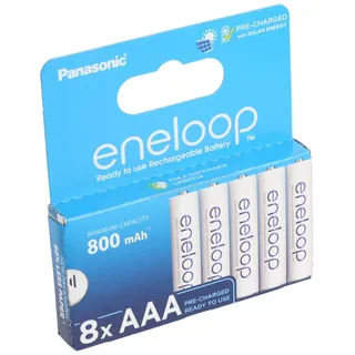 Panasonic eneloop BK-4MCDE/8BE NiMH Micro AAA 800 mAh, 8 St.