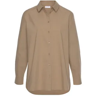LASCANA Hemdbluse Damen beige Gr.36
