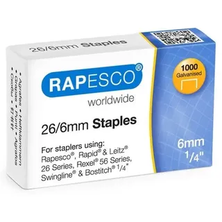 Rapesco Heftklammern 26/6, 1000