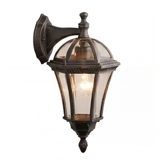 Klassische Wandaußenleuchte in antik braun E27 60W Gartenlampe Wandlampe lampe