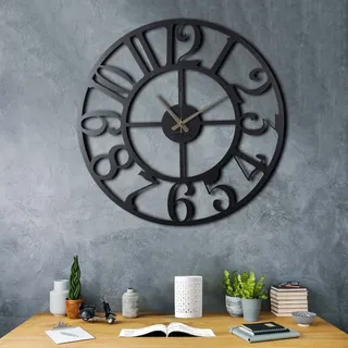 Opviq Circle XL 70,0 cm 70 x 70 cm schwarz