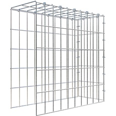 Bild Gabione, silbergrau, Maschenweite 5 10 cm